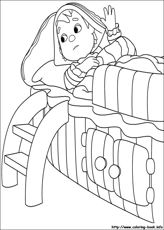 Andy Pandy coloring picture